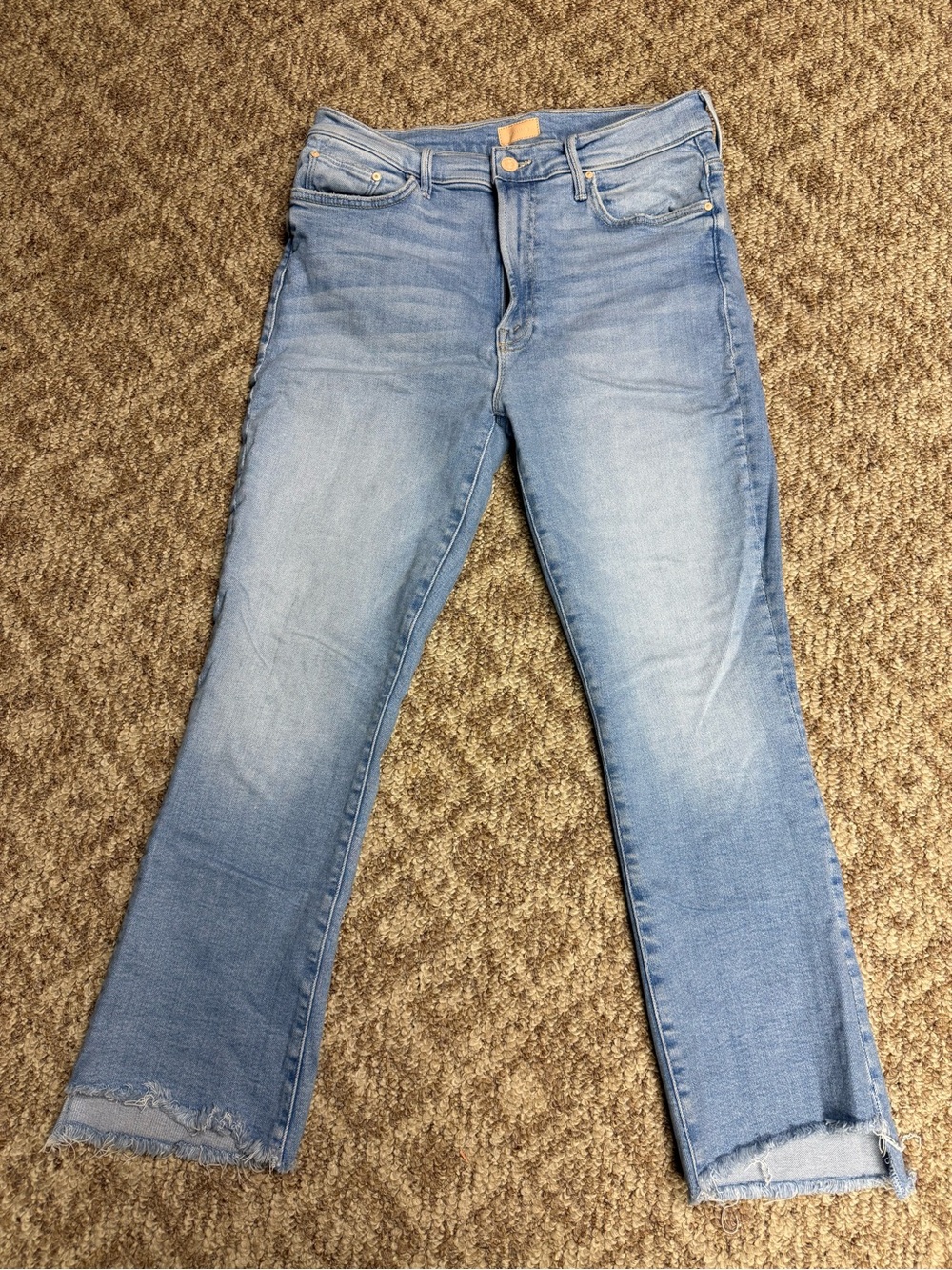 MOTHER limited edition Inside Crop Step Fray